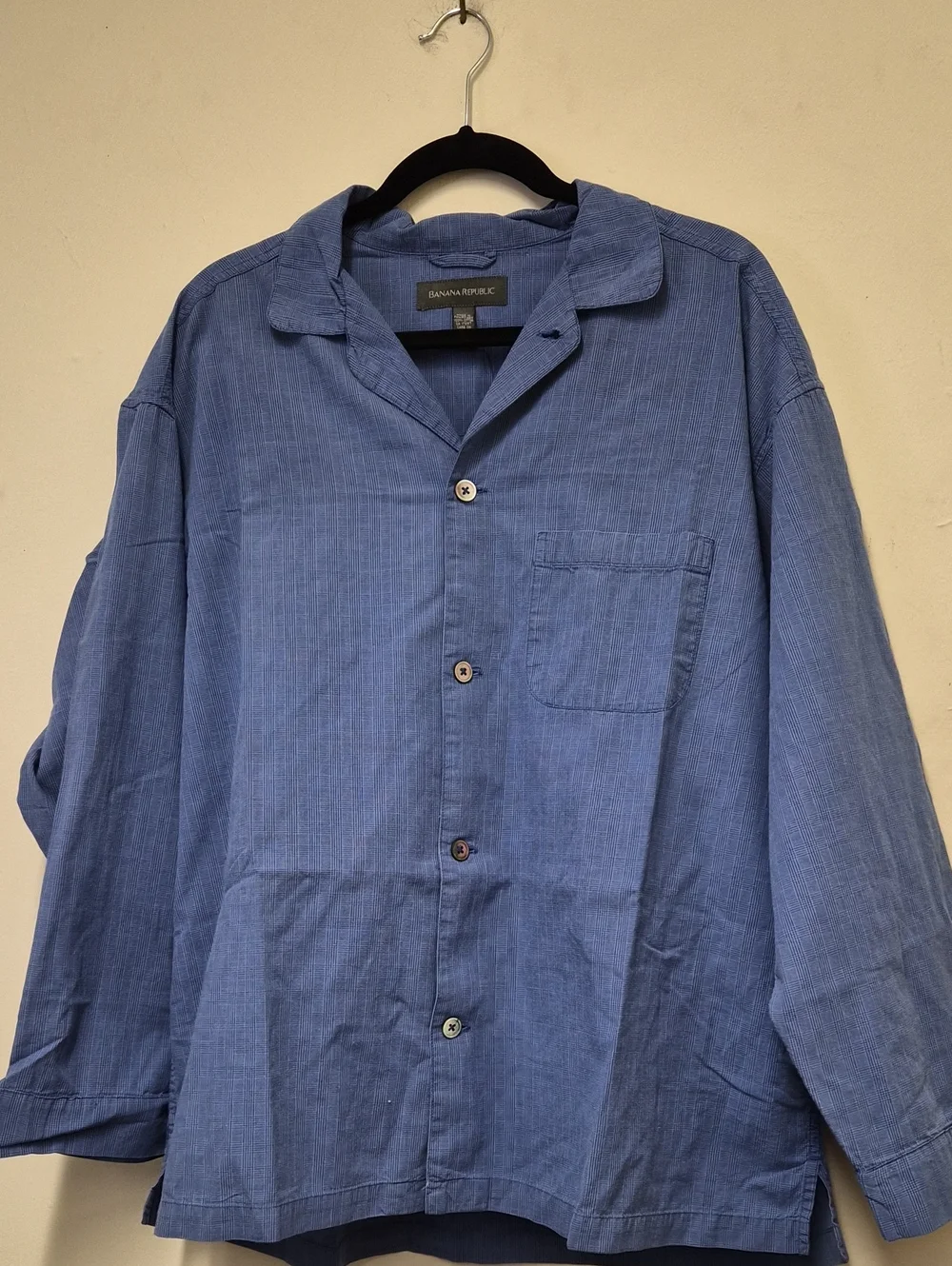 Banana Republic Men's Slate Blue Lightweight Button-Up Jacket Size L